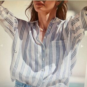 Ayr The Deep End Linen in Shade Strip